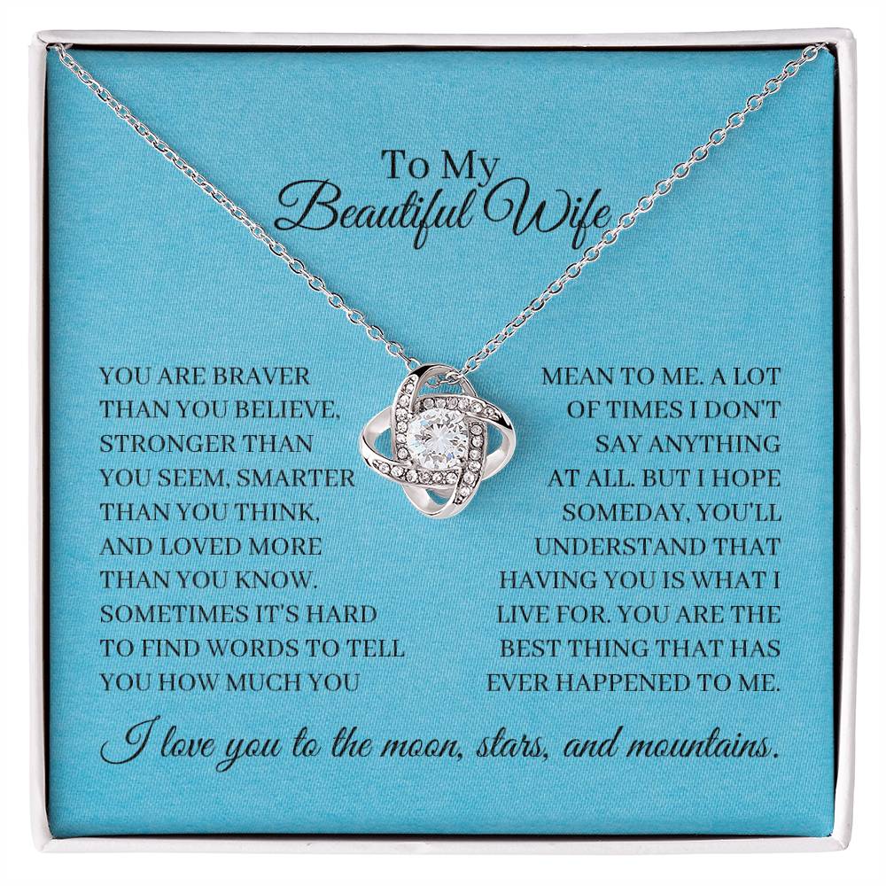 To My Beautiful Wife