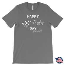 Load image into Gallery viewer, Happy Pi-Day From Leibniz - Canvas Tee